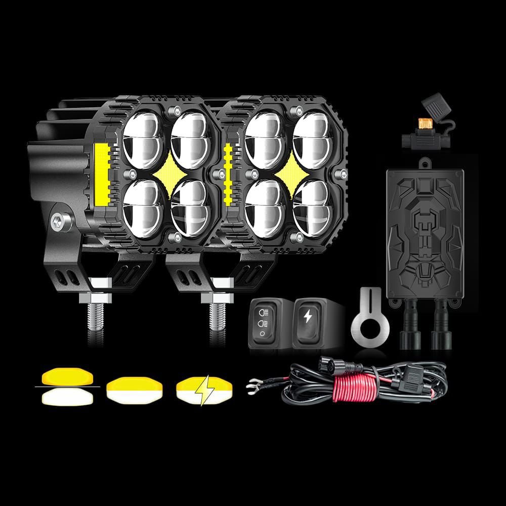 Kit Exploradoras LED Gama Alta 25.000 LM | 4 Lupas Bicolor